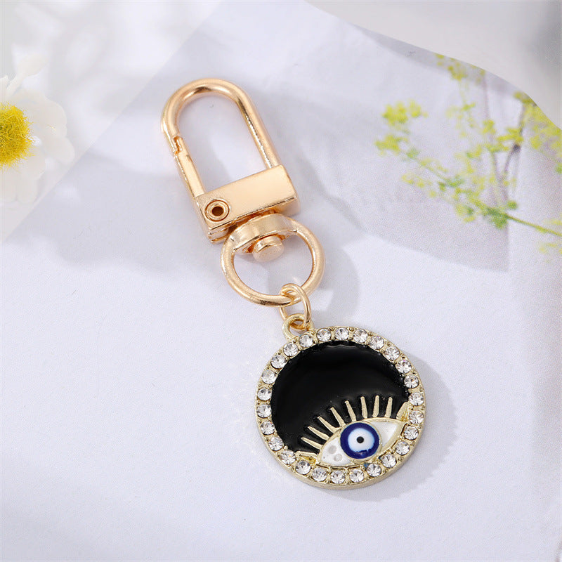 Wholesale Drip Oil Spot Drill Resin Patch Eyes Keychains